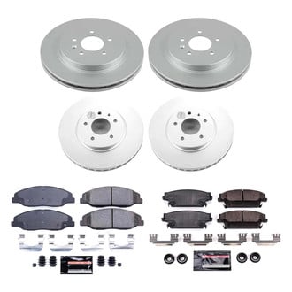 PowerStop® - Z23 Evolution Geomet® Plain Front and Rear Brake Kit