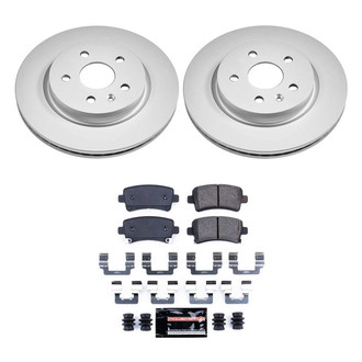 PowerStop® - Z23 Evolution Geomet® Plain Rear Brake Kit