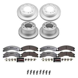 PowerStop® - Z36 Evolution Geomet® Plain Front and Rear Brake Kit