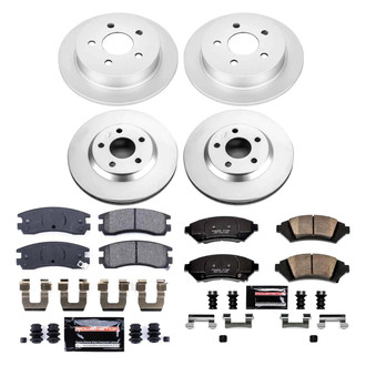 PowerStop® - Z23 Evolution Geomet® Plain Front and Rear Brake Kit