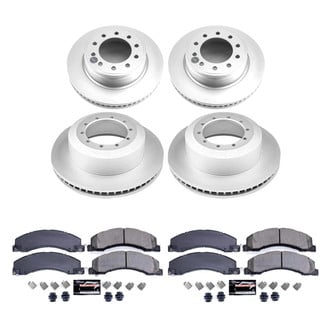 PowerStop® - Z23 Evolution Geomet® Plain Front and Rear Brake Kit