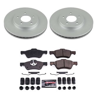 PowerStop® - Z23 Evolution Geomet® Plain Front Brake Kit