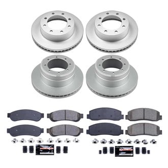PowerStop® - Z23 Evolution Geomet® Plain Front and Rear Brake Kit