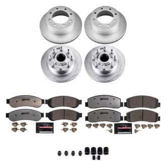 PowerStop® - Z36 Evolution Geomet® Plain Front and Rear Brake Kit