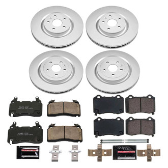 PowerStop® - Z23 Evolution Geomet® Plain Front and Rear Brake Kit