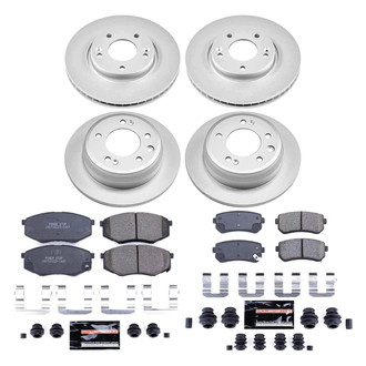 PowerStop® - Z23 Evolution Geomet® Plain Front and Rear Brake Kit