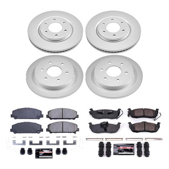 PowerStop® - Z23 Evolution Geomet® Plain Brake Kit