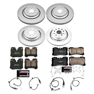 PowerStop® - Z23 Evolution Geomet® Plain Front and Rear Brake Kit