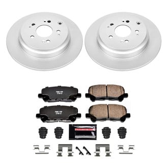 PowerStop® - Z23 Evolution Geomet® Plain Rear Brake Kit
