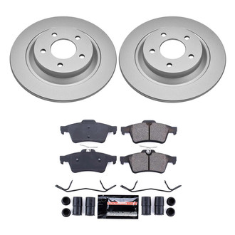 PowerStop® - Z23 Evolution Geomet® Plain Rear Brake Kit