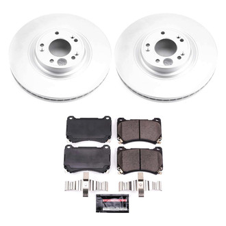 PowerStop® - Z23 Evolution Geomet® Plain Front Brake Kit
