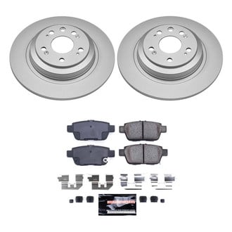 PowerStop® - Z23 Evolution Geomet® Plain Rear Brake Kit