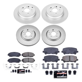PowerStop® - Z23 Evolution Geomet® Plain Front and Rear Brake Kit