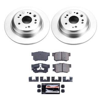 PowerStop® - Z23 Evolution Geomet® Plain Rear Brake Kit