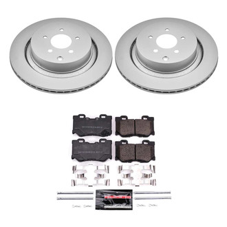 PowerStop® CPK5861-23 - Z23 Evolution Geomet® Plain Rear Brake Kit