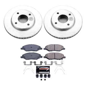 PowerStop® - Z23 Evolution Geomet® Plain Front Brake Kit