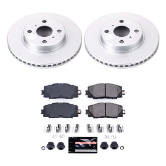 PowerStop® - Z23 Evolution Geomet® Plain Front Brake Kit