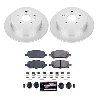 PowerStop® - Z23 Evolution Geomet® Plain Rear Brake Kit