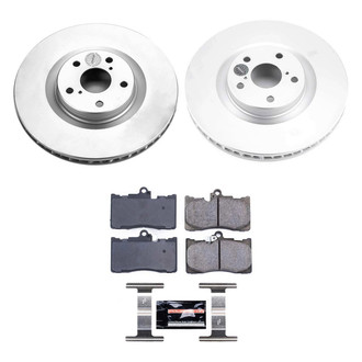 PowerStop® - Z23 Evolution Geomet® Plain Front Brake Kit