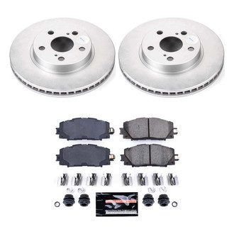 PowerStop® - Z23 Evolution Geomet® Plain Front Brake Kit