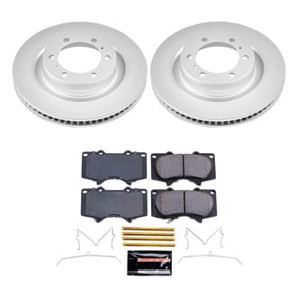 PowerStop® - Z23 Evolution Geomet® Plain Front Brake Kit