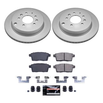 PowerStop® - Z23 Evolution Geomet® Plain Rear Brake Kit