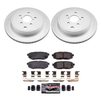 PowerStop® - Z23 Evolution Geomet® Plain Rear Brake Kit