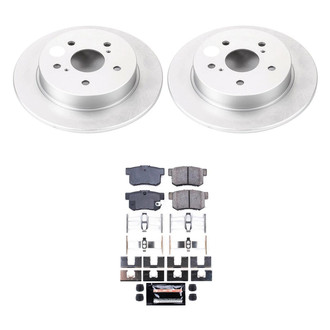 PowerStop® - Z23 Evolution Geomet® Plain Rear Brake Kit