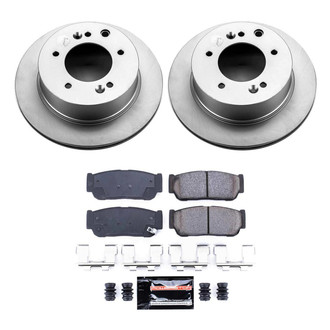 PowerStop® - Z23 Evolution Geomet® Plain Rear Brake Kit