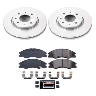 PowerStop® CPK5903-23 - Z23 Evolution Geomet® Plain Front Brake Kit