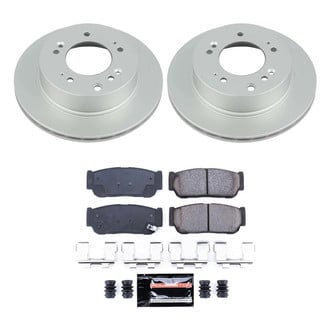 PowerStop® - Z23 Evolution Geomet® Plain Rear Brake Kit