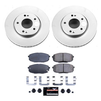 PowerStop® - Z23 Evolution Geomet® Plain Front Brake Kit