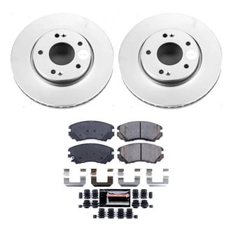 PowerStop® - Z23 Evolution Geomet® Plain Front Brake Kit