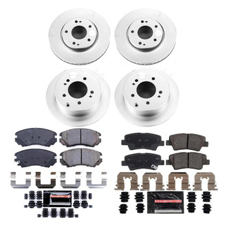 PowerStop® - Z23 Evolution Geomet® Plain Brake Kit