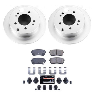 PowerStop® - Z23 Evolution Geomet® Plain Rear Brake Kit