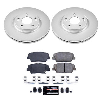 PowerStop® - Z23 Evolution Geomet® Plain Front Brake Kit
