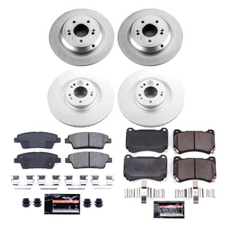 PowerStop® - Z23 Evolution Geomet® Plain Front and Rear Brake Kit