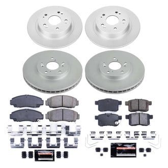 PowerStop® - Z23 Evolution Geomet® Plain Front and Rear Brake Kit