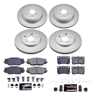 PowerStop® - Z23 Evolution Geomet® Plain Front and Rear Brake Kit