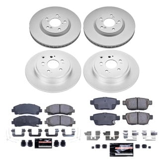 PowerStop® - Z23 Evolution Geomet® Plain Front and Rear Brake Kit