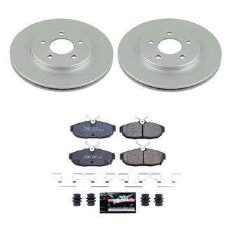 PowerStop® - Z23 Evolution Geomet® Plain Rear Brake Kit