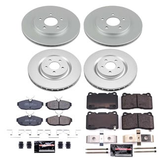 PowerStop® - Z23 Evolution Geomet® Plain Front and Rear Brake Kit
