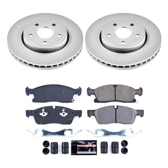 PowerStop® - Z23 Evolution Geomet® Plain Front Brake Kit