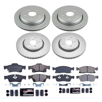 PowerStop® - Z23 Evolution Geomet® Plain Front and Rear Brake Kit