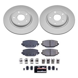 PowerStop® - Z23 Evolution Geomet® Plain Rear Brake Kit
