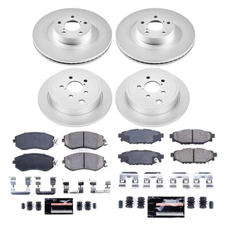 PowerStop® - Z23 Evolution Geomet® Plain Brake Kit