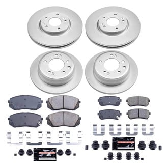 PowerStop® - Z23 Evolution Geomet® Plain Front and Rear Brake Kit