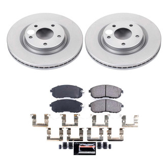 PowerStop® - Z23 Evolution Geomet® Plain Front Brake Kit
