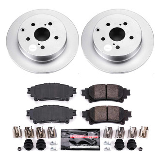 PowerStop® - Z23 Evolution Geomet® Plain Rear Brake Kit