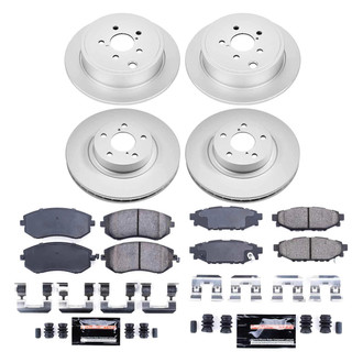 PowerStop® - Z23 Evolution Geomet® Plain Brake Kit